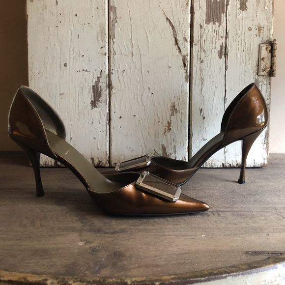 PRADA WOMEN'S SHOES SIZE 6.5 ITALY - Picture 3 of 7